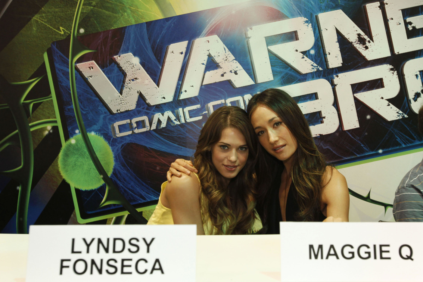 Maggie Q and Lyndsy Fonseca at event of Nikita (2010)