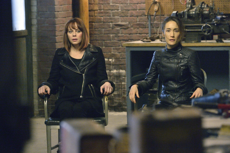 Still of Melinda Clarke, Maggie Q and Reunion in Nikita (2010)