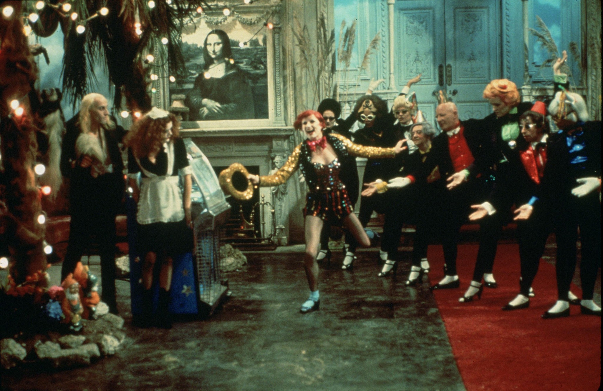 Still of Nell Campbell, Richard O'Brien and Patricia Quinn in The Rocky Horror Picture Show (1975)