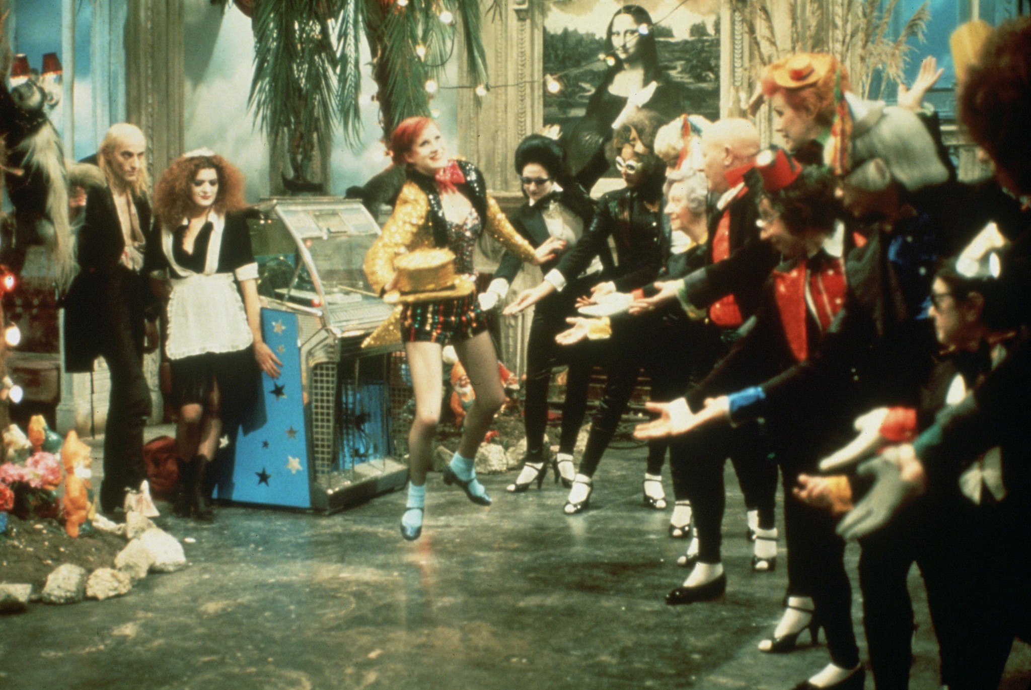 Still of Nell Campbell, Richard O'Brien and Patricia Quinn in The Rocky Horror Picture Show (1975)