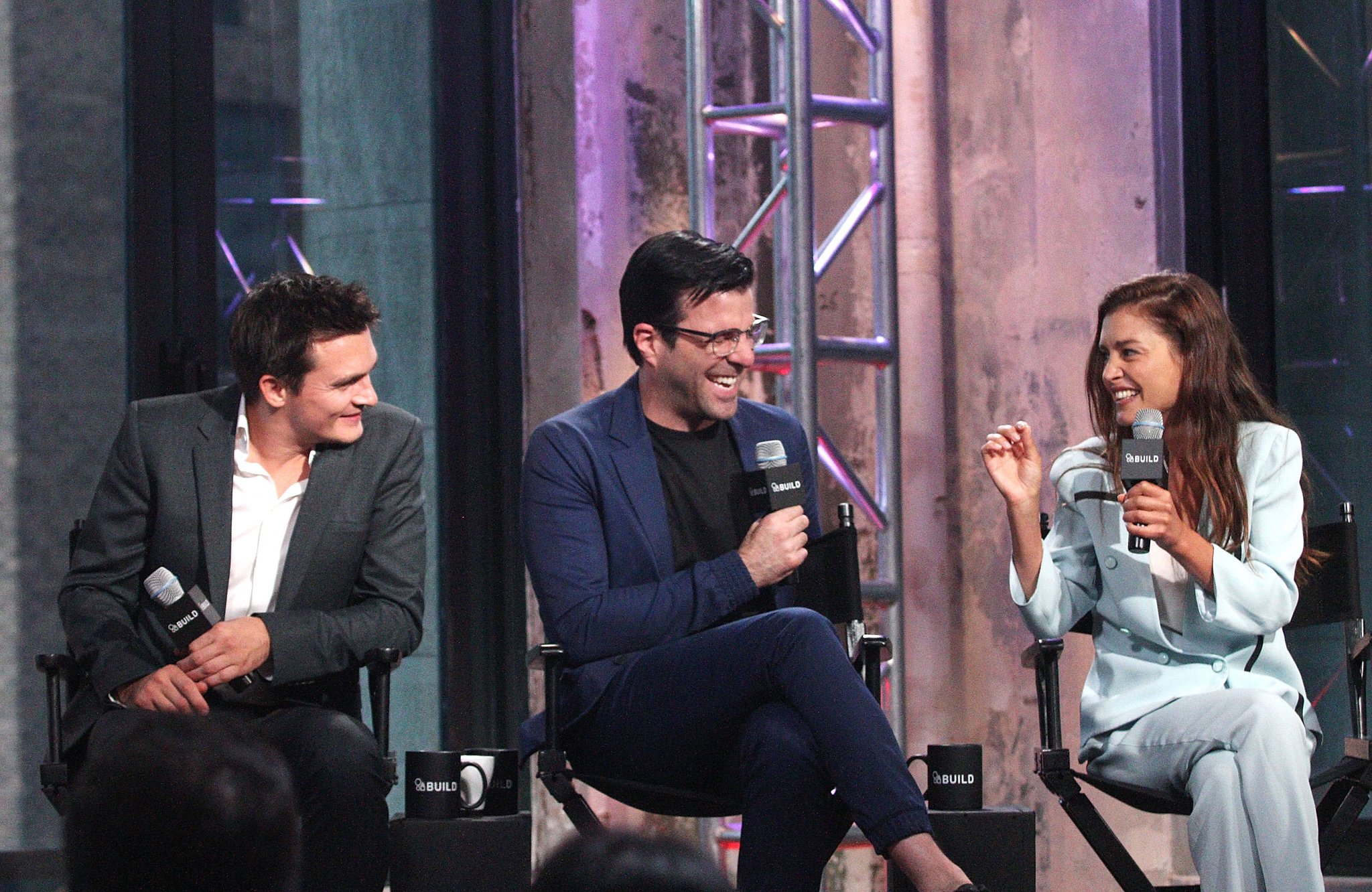 Zachary Quinto, Rupert Friend and Hannah Ware at event of Hitmanas. Agentas 47 (2015)