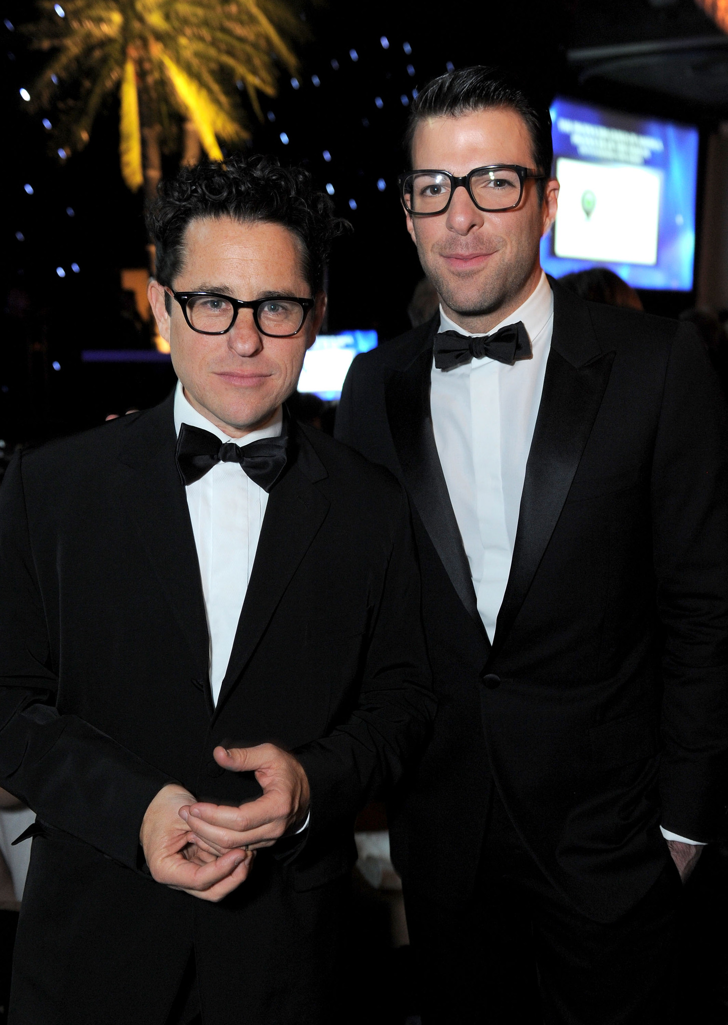 J.J. Abrams and Zachary Quinto