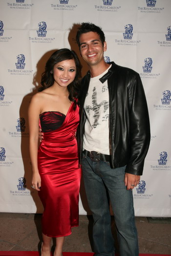Brenda Song and Adrian R'Mante at Pasadena charity event.