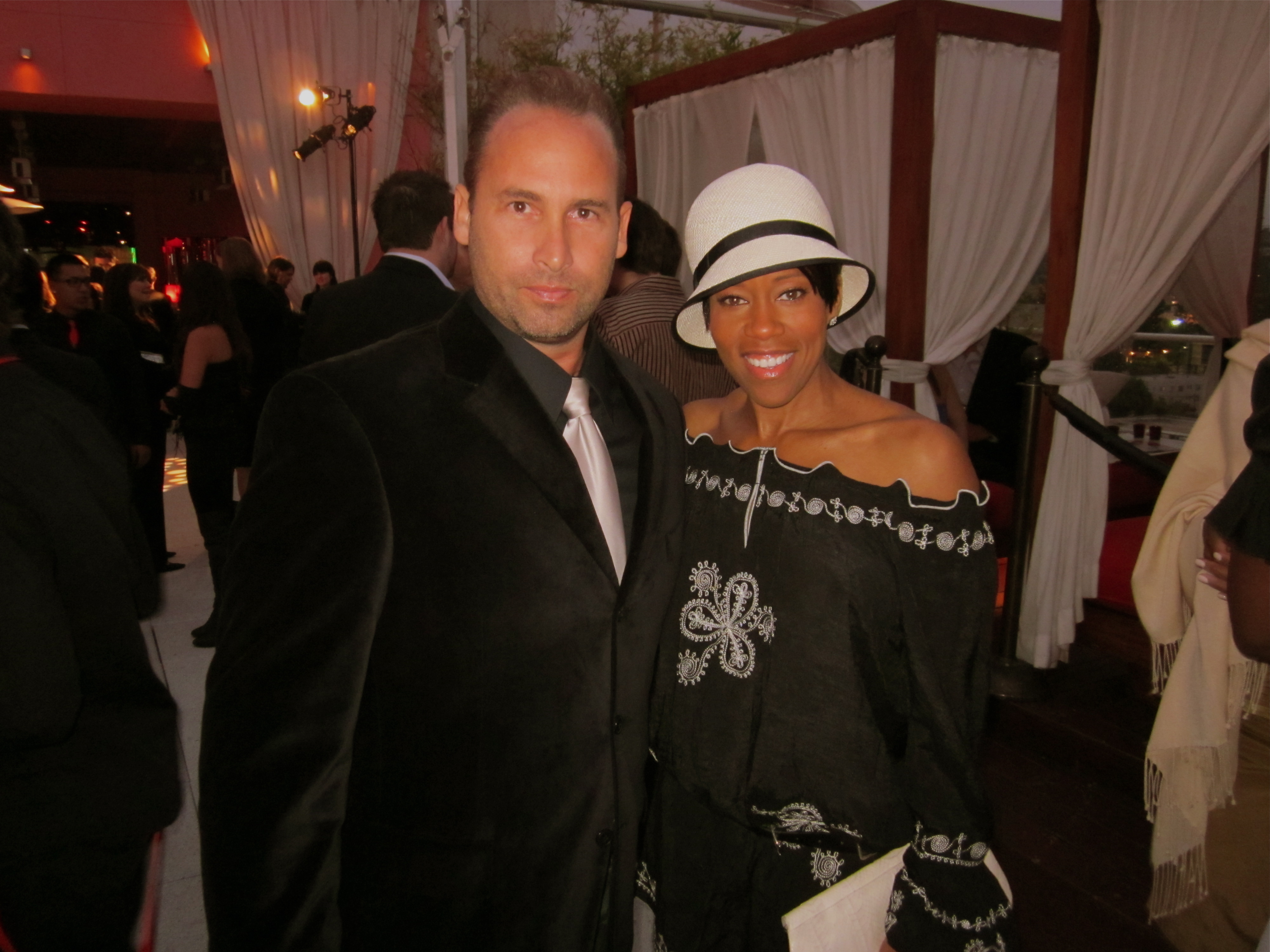 Director Steve Race with Actress Regina King