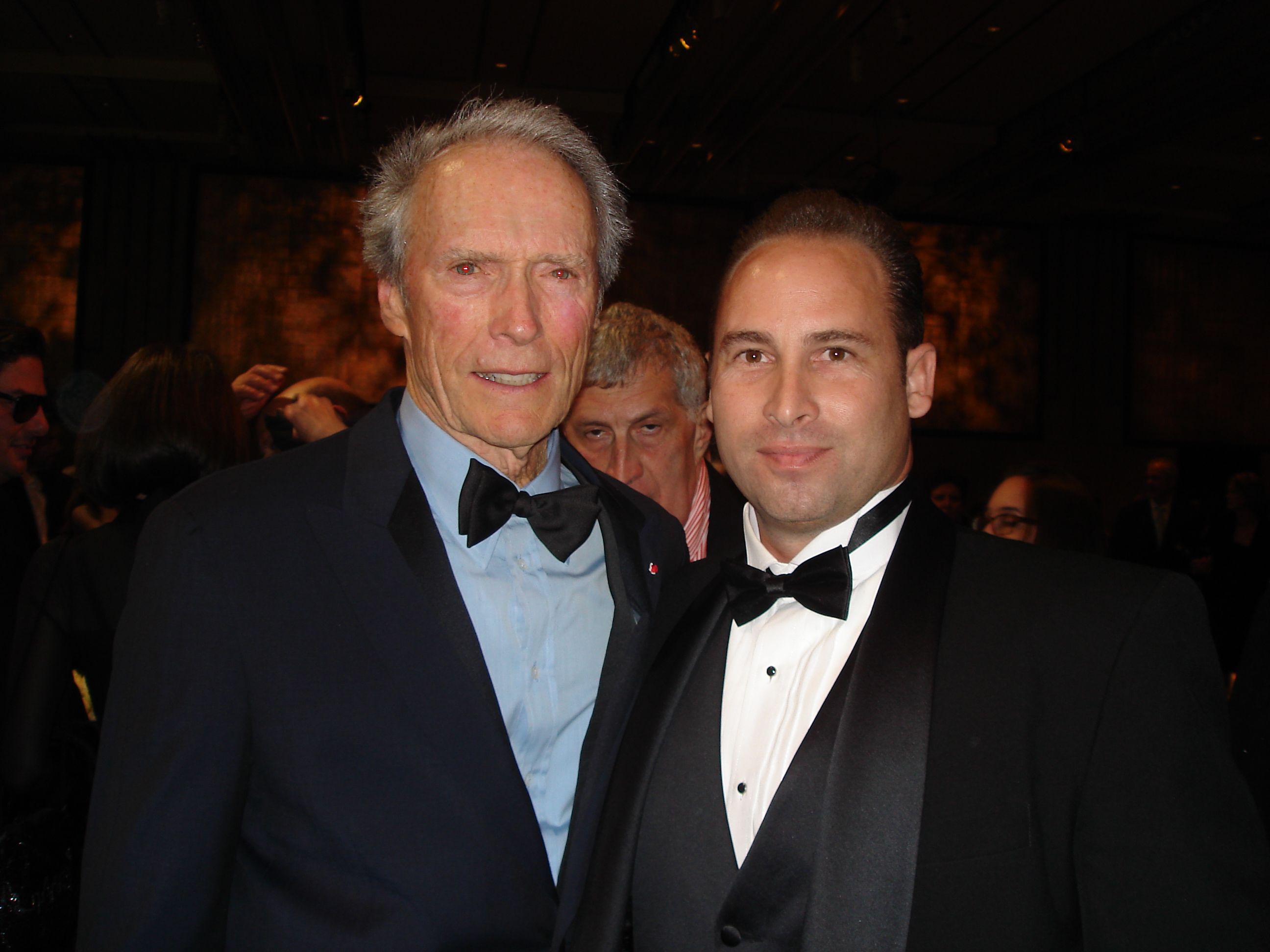 Director Steve Race with Director Clint eastwood