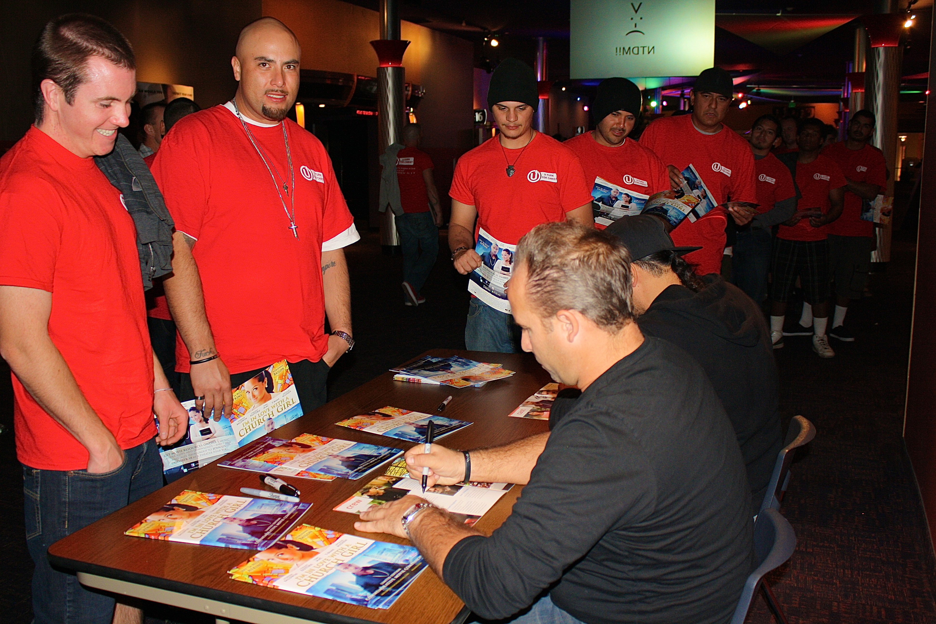 Director Steve Race at an Autograph signing.