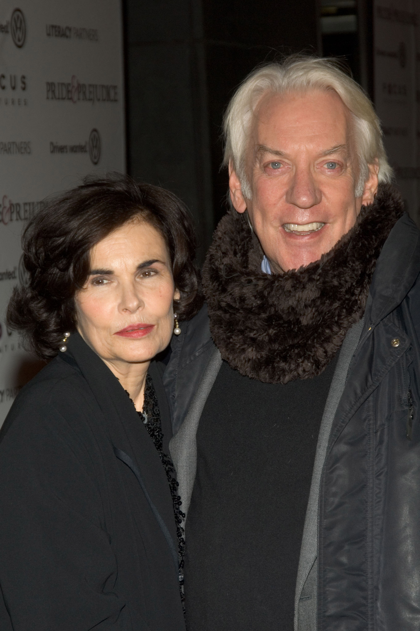 Donald Sutherland and Francine Racette