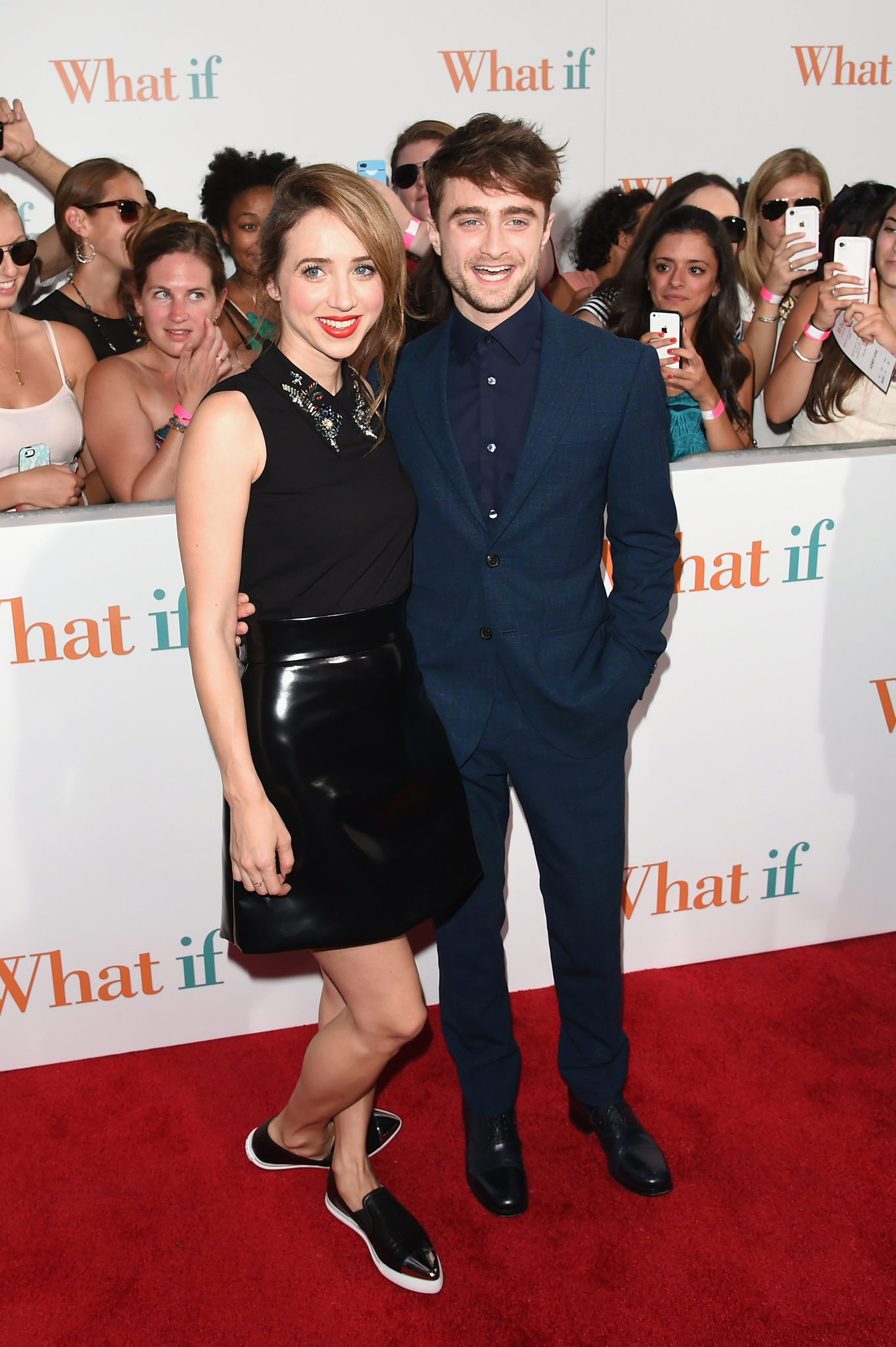 Daniel Radcliffe and Zoe Kazan at event of The F Word (2013)