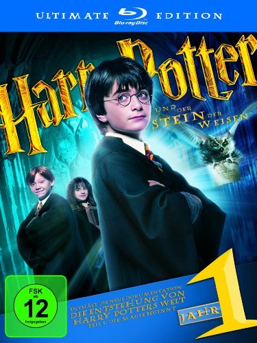 Rupert Grint, Daniel Radcliffe and Emma Watson in Haris Poteris ir isminties akmuo (2001)