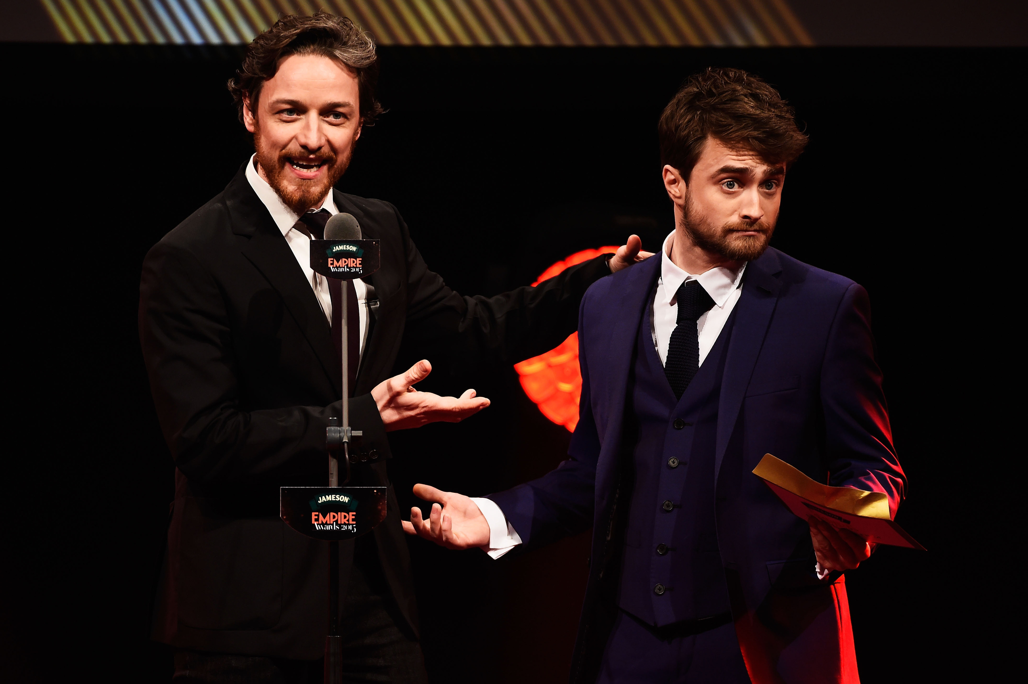 James McAvoy and Daniel Radcliffe