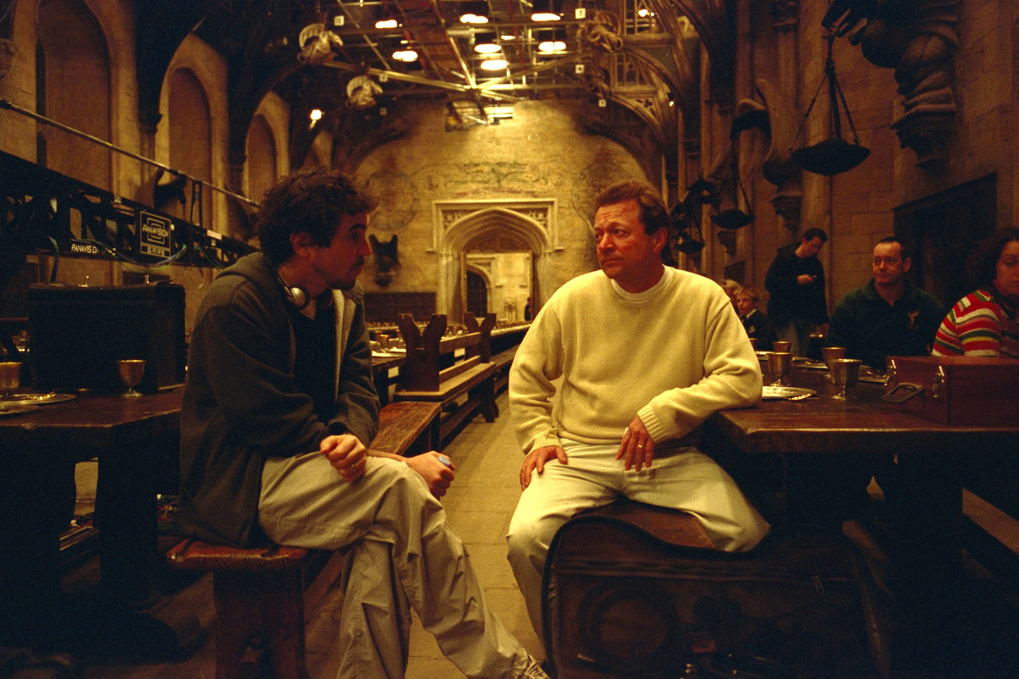 Still of Alfonso Cuarón and Mark Radcliffe in Haris Poteris ir Azkabano kalinys (2004)