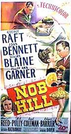 Joan Bennett, Vivian Blaine and George Raft in Nob Hill (1945)