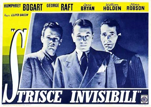 Humphrey Bogart, William Holden and George Raft in Invisible Stripes (1939)