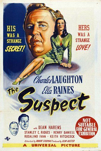 Charles Laughton and Ella Raines in The Suspect (1944)
