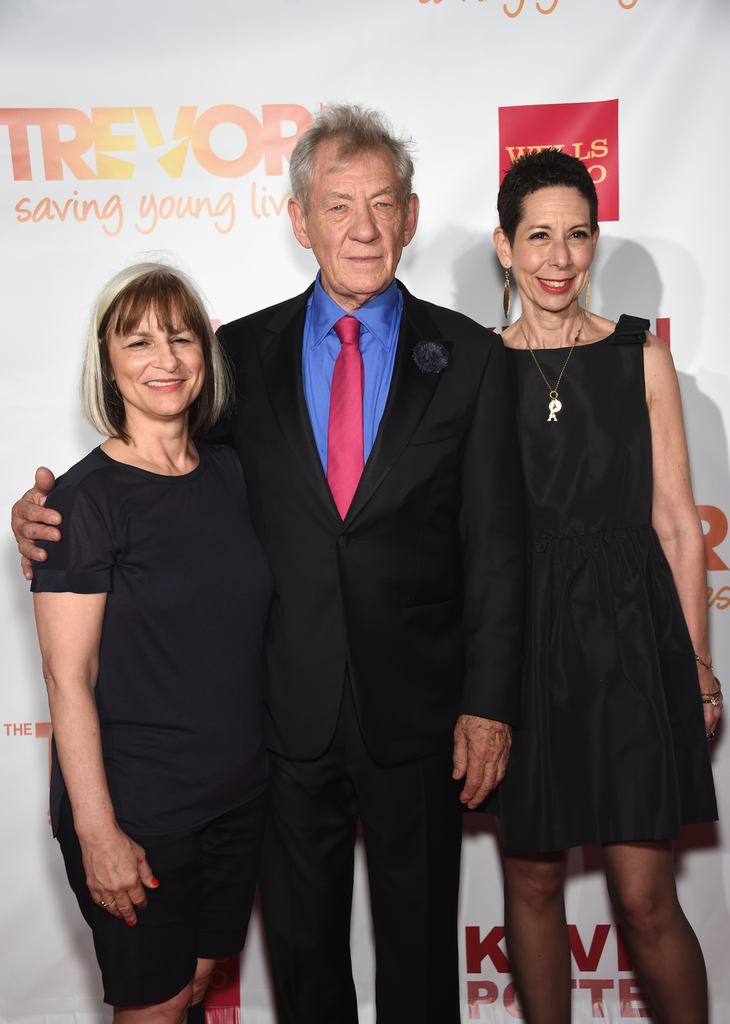 Ian McKellen and Peggy Rajski