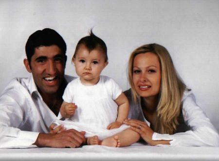 Bashar Rahal with wife Kalina and daughter Chloe