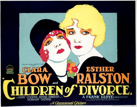 Clara Bow and Esther Ralston in Children of Divorce (1927)