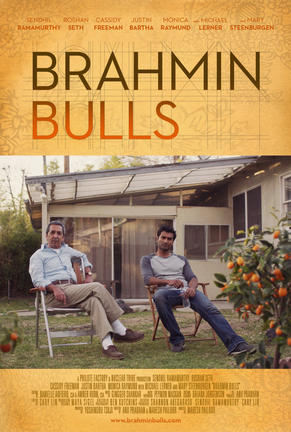 Sendhil Ramamurthy and Roshan Seth in Brahmin Bulls (2013)