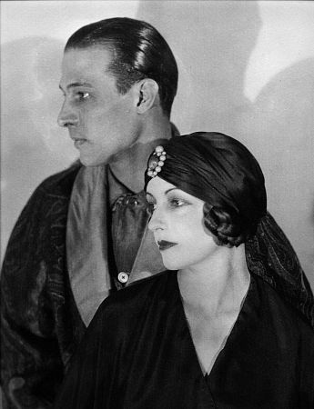 Rudolph Valentino & Natacha Rambova Circa 1924