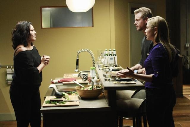 Still of Jessica Capshaw, Eric Dane and Sara Ramirez in Grei anatomija (2005)