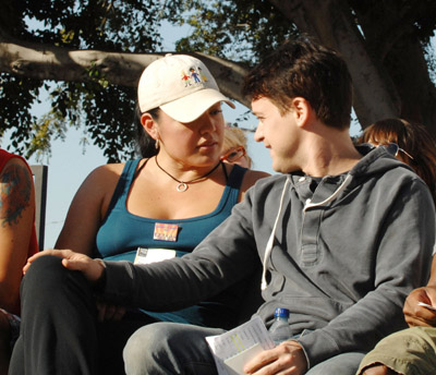 Sara Ramirez and T.R. Knight