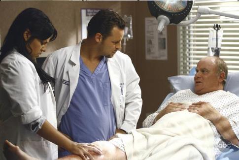 Still of Justin Chambers and Sara Ramirez in Grei anatomija (2005)