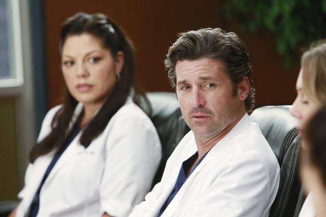 Still of Patrick Dempsey and Sara Ramirez in Grei anatomija (2005)