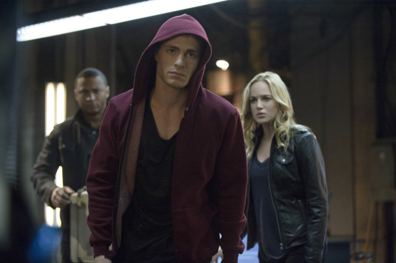 Still of Roy Harper, David Ramsey, Caity Lotz and Colton Haynes in Strele (2012)