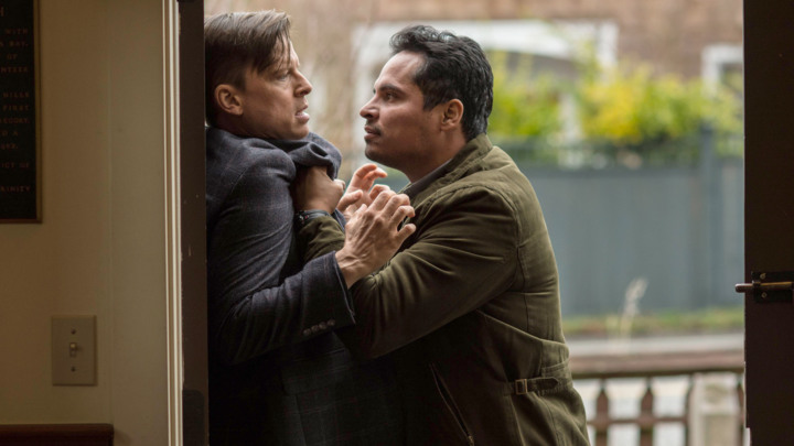 Kevin Rankin and Michael Pena in a scene from Gracepoint.