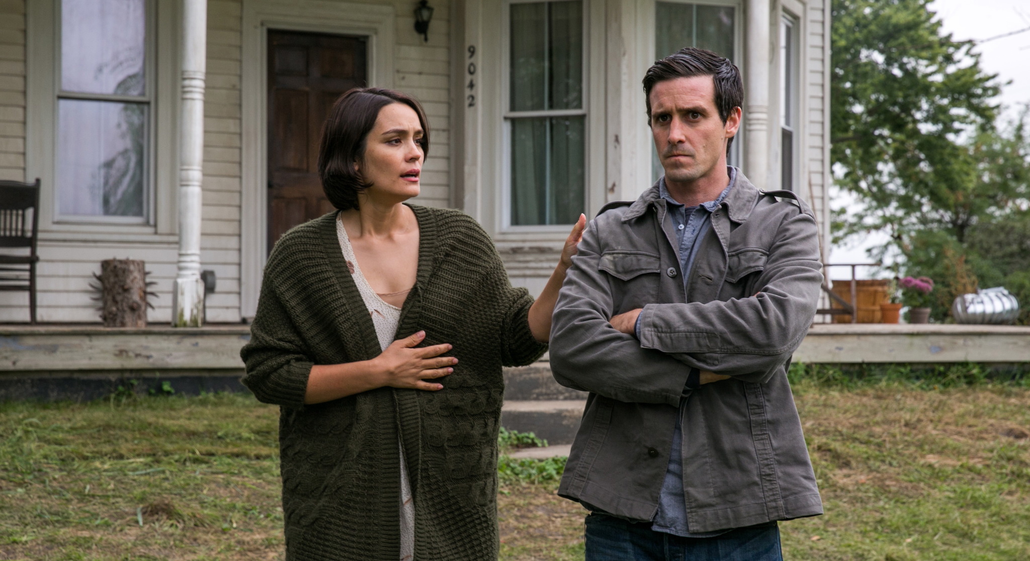 Still of James Ransone and Shannyn Sossamon in Gresmingas 2 (2015)