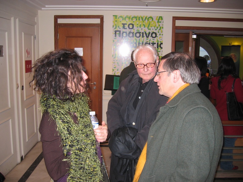 with Miklos Jancso and Arsinee Khandjan on the jury in Thessaloniki