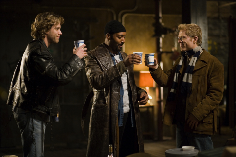 Still of Adam Pascal and Anthony Rapp in Rent (2005)