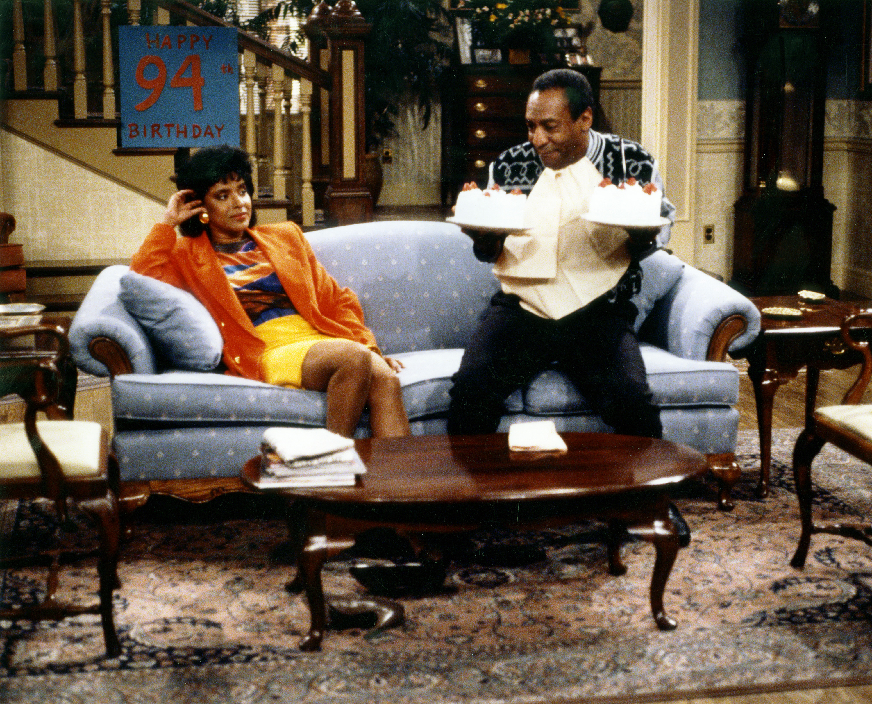 Still of Bill Cosby and Phylicia Rashad in The Cosby Show (1984)