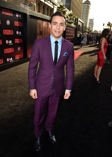 Actor Victor Rasuk arrives at the premiere of 'Godzilla' held at the Dolby Theatre on May 8, 2014 in Los Angeles, California.
