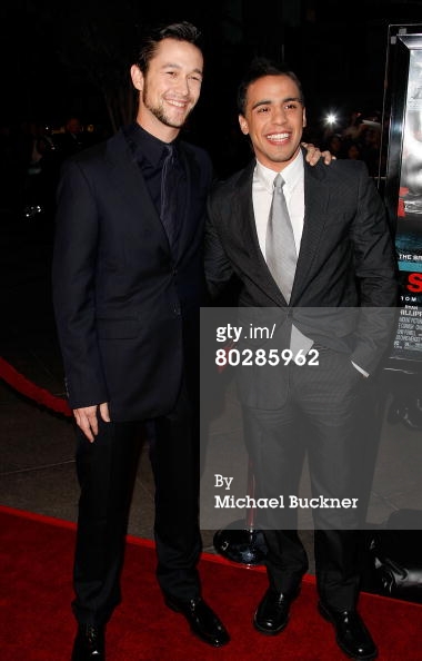 LOS ANGELES, CA - MARCH 17: Actors Joseph Gordon-Levitt (L) and Victor Rasuk arrive at the premiere of Paramount's 'Stop-Loss' held at the DGA Theatre Complex on March 17, 2008 in Los Angeles, California.