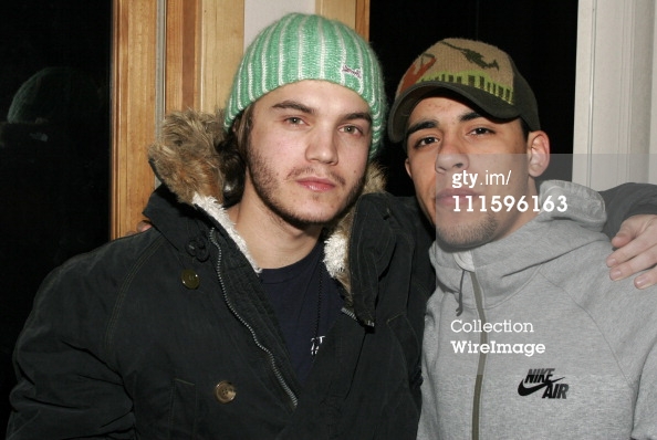 Emile Hirsch and Victor Rasuk during 2007 Park City - The Green House Presented by MaxAzria - Day 3 at The Green House in Park City, Utah, United States.