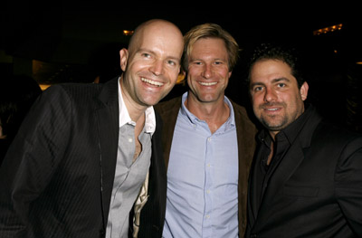 Aaron Eckhart, Marc Forster and Brett Ratner