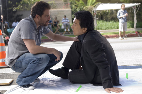 Jackie Chan and Brett Ratner in Rush Hour 3 (2007)