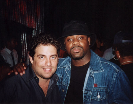 Lamont Cain and Brett Ratner at Will and Jada Pinkett-Smith's Birthday bash.