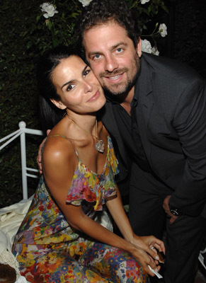 Angie Harmon and Brett Ratner