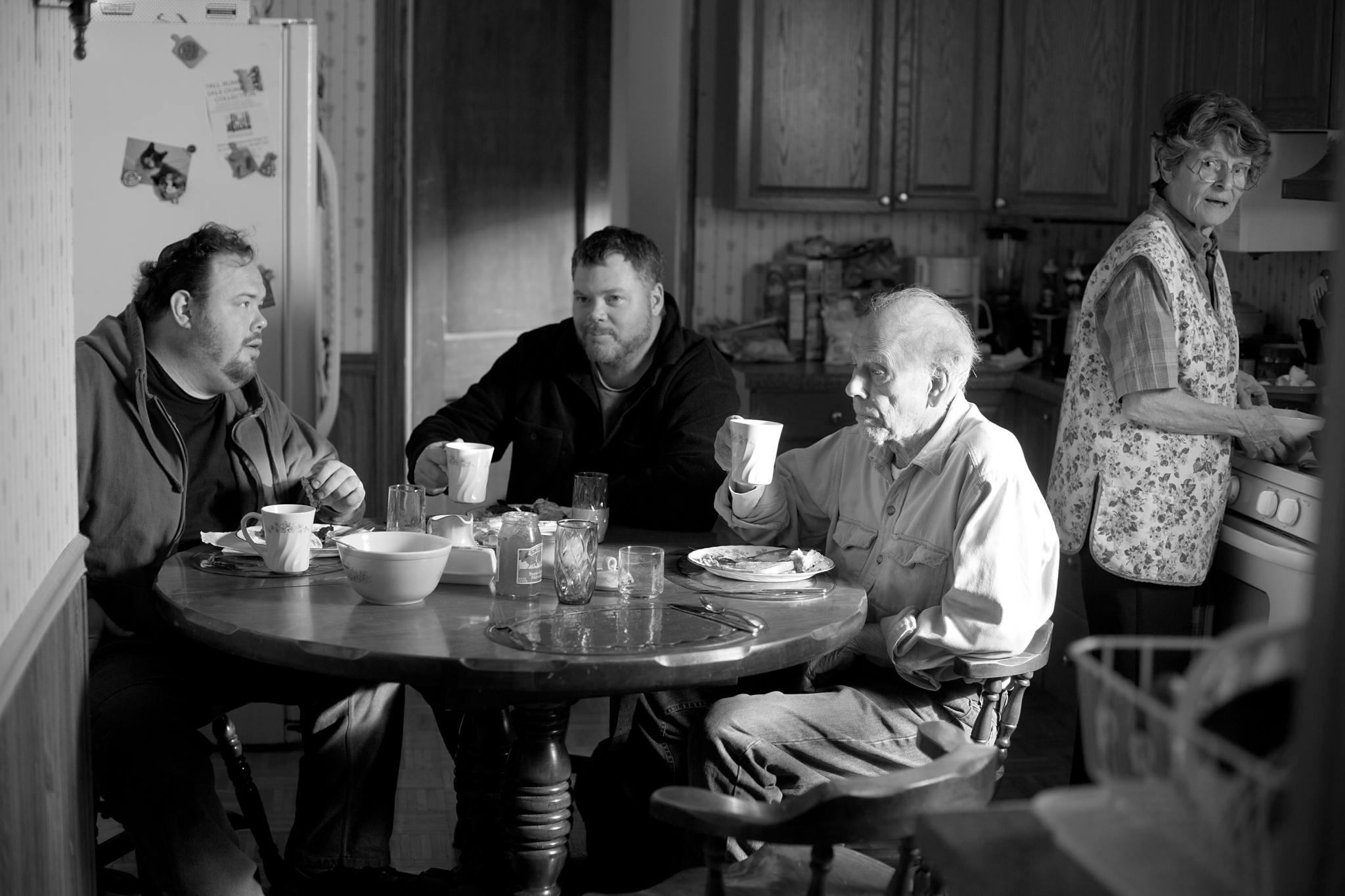 Still of Tim Driscoll, Rance Howard, Mary Louise, Devin Ratray and Louise Wilson in Nebraska (2013)