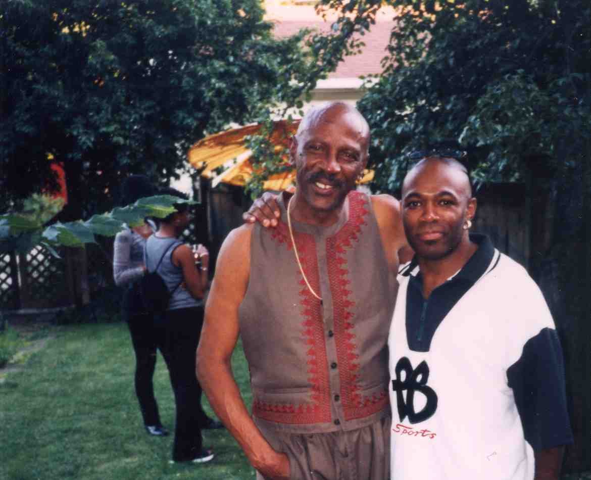 Michael Anthony Rawlins & Lou Gossett Jr. at Cast & Crew party for the Showtime movie, Love Songs.