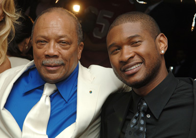 Quincy Jones and Usher Raymond