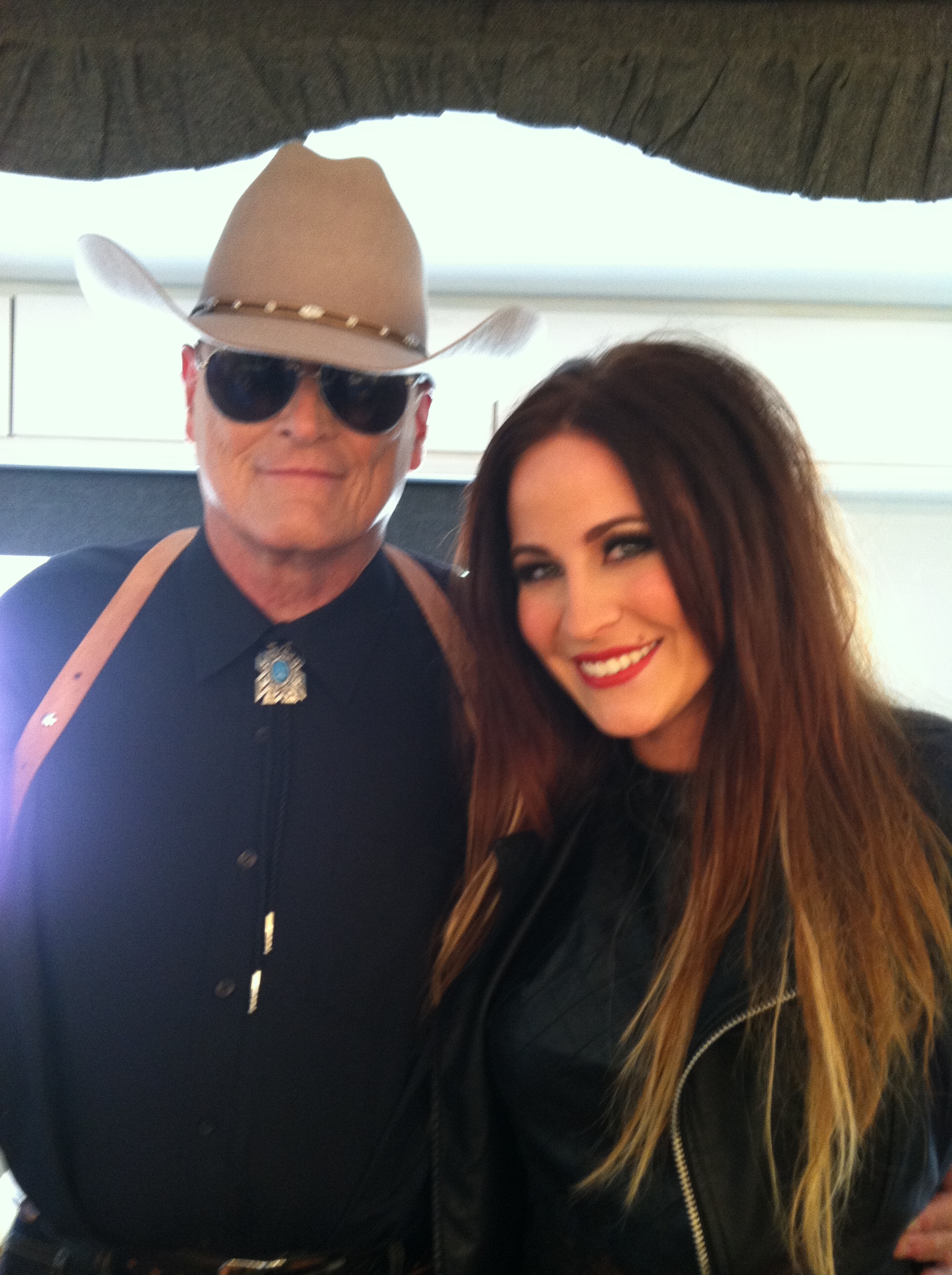 Me and Chelsea Bain on set of her video: 