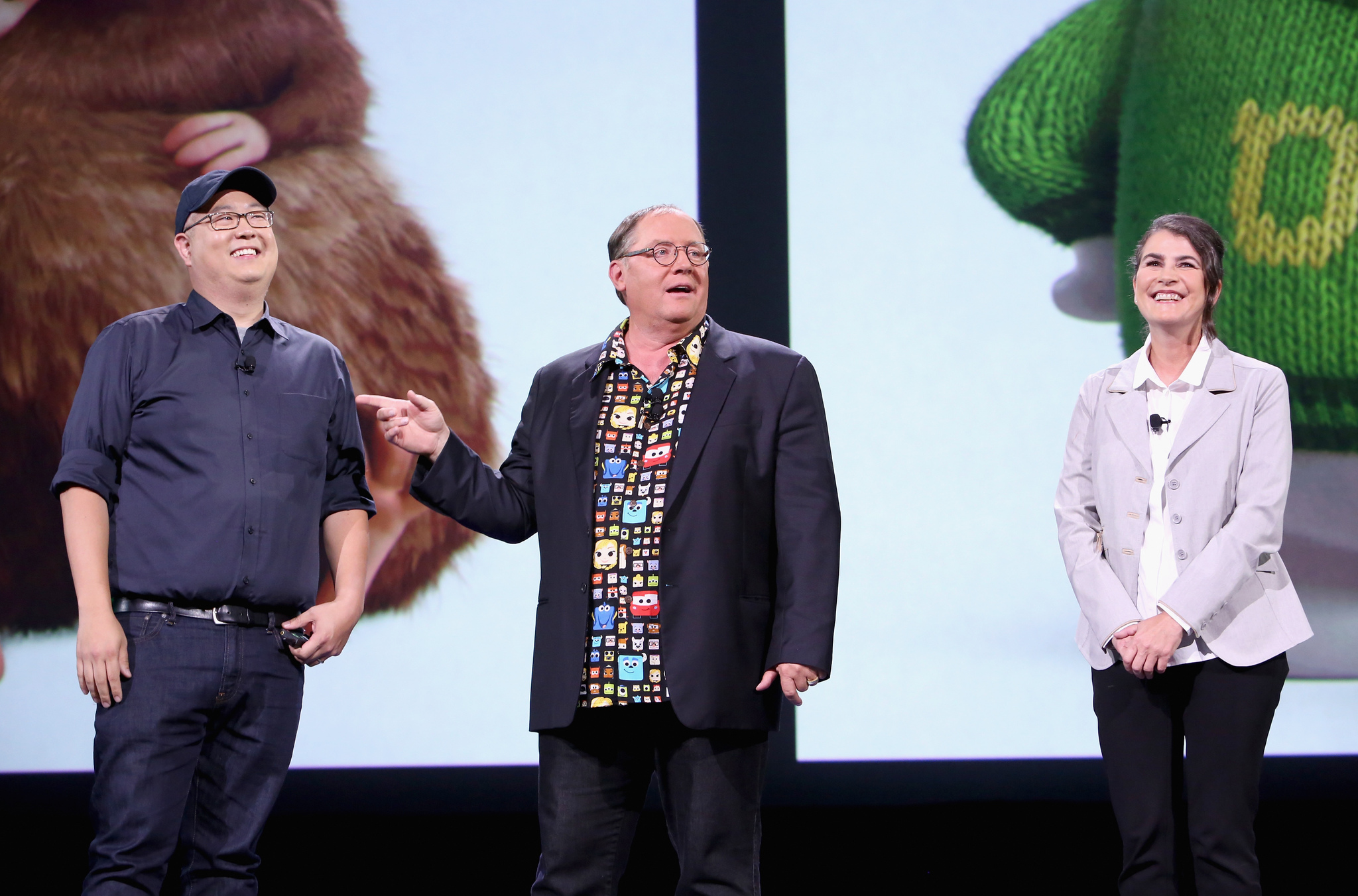 John Lasseter, Denise Ream and Peter Sohn