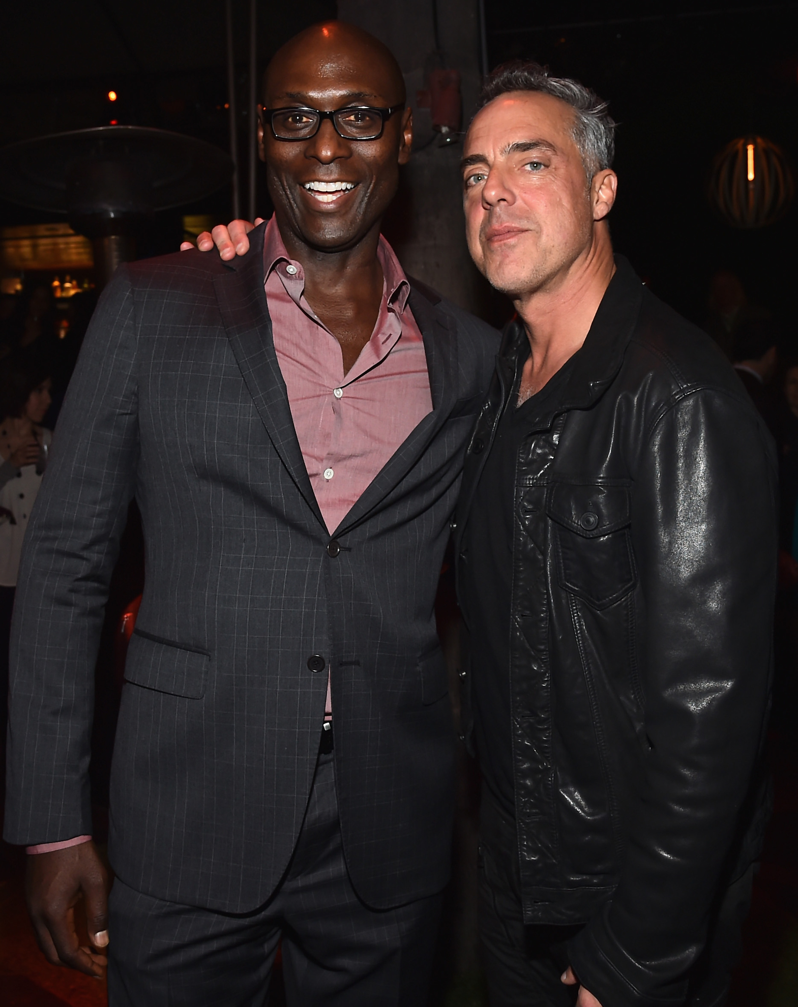 Lance Reddick and Titus Welliver at event of Bosch (2014)