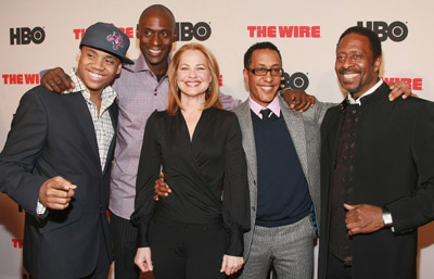 Deirdre Lovejoy, Clarke Peters, Lance Reddick, Andre Royo and Tristan Wilds at event of Blake (2002)