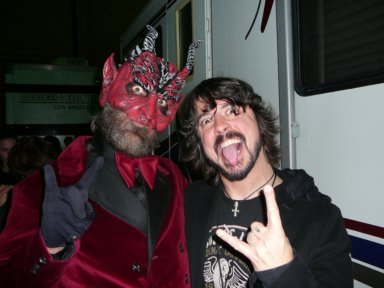 JR as Satan with Dave Grohl