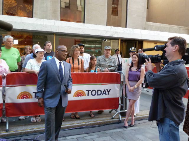 Kira Lorsch with Al Roker on Today Show for California Science Center