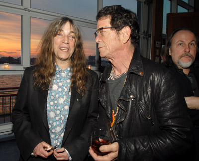 Patti Smith and Lou Reed